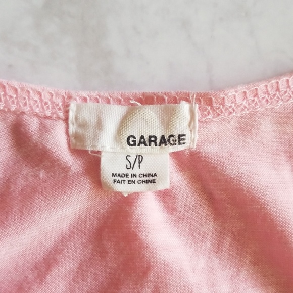 [Garage] Cropped Scoop Neck Tee - Picture 3 of 5